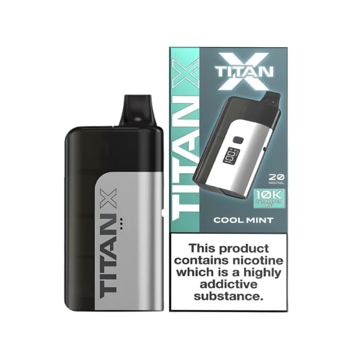 Titan X 10K Prefilled Pod Vape Kit - Cool Mint
