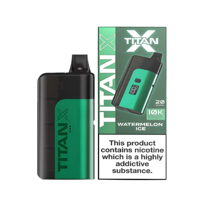 Titan X 10K Prefilled Pod Vape Kit - Watermelon Ice