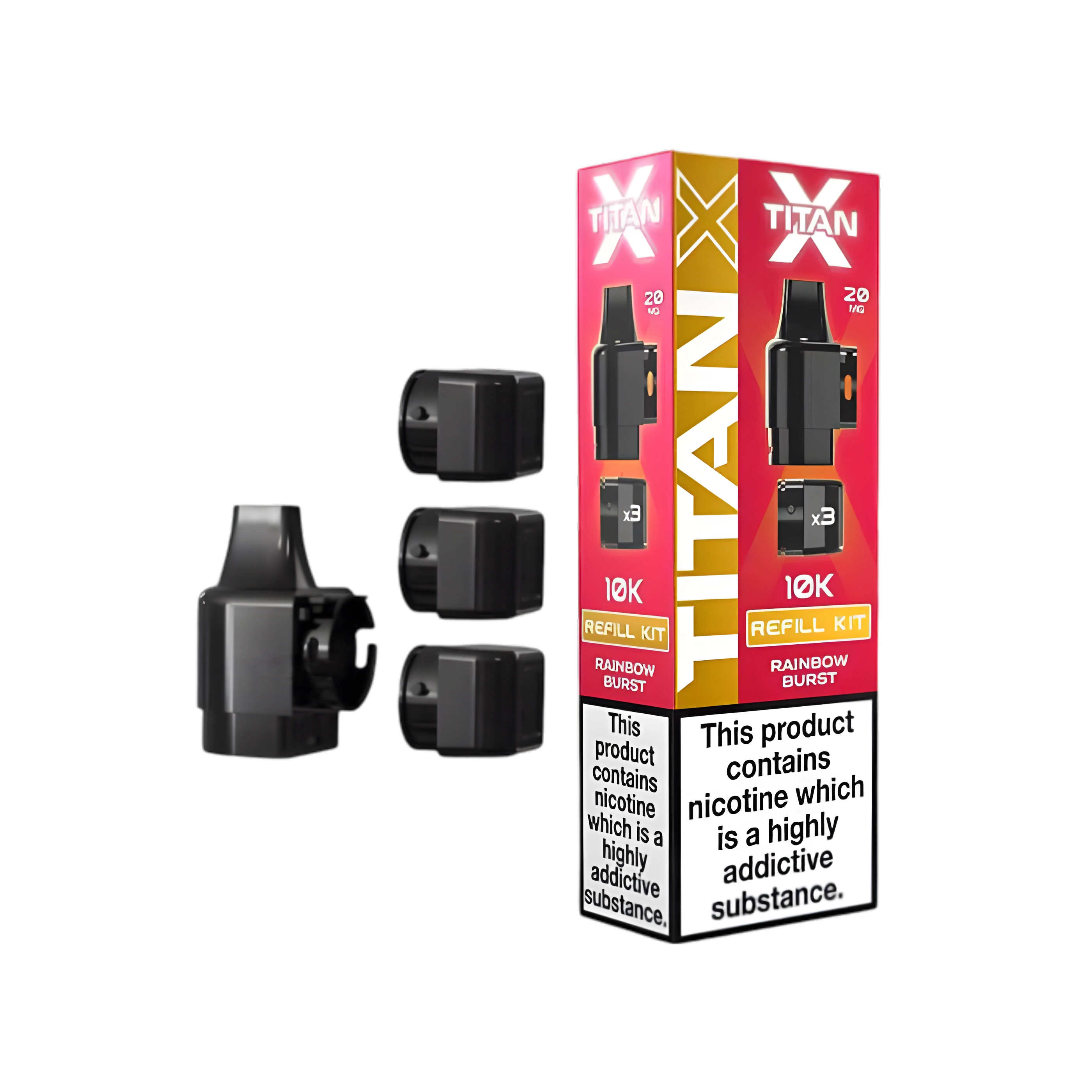 Titan X Prefilled Pods + Refill Containers