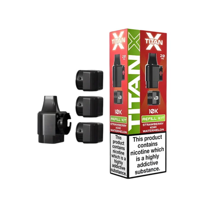 Titan X 10K Prefilled Pods - Strawberry Kiwi Watermelon