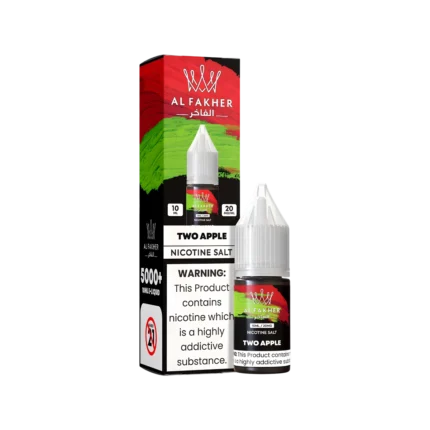 Two Apple Nic Salt E-Liquid by Al Fakher 10ml