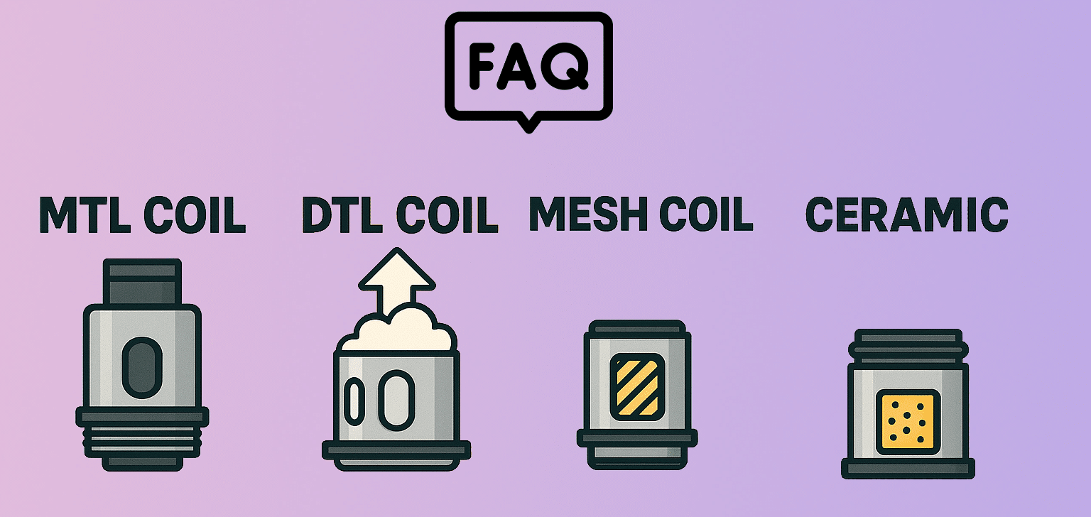 Vape Coils FAQs illustration