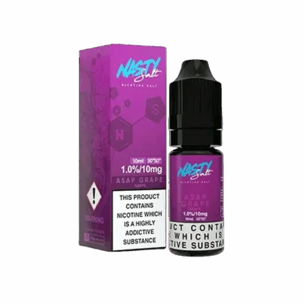 ASAP Grape Nic Salt E-liquid by Nasty Salts