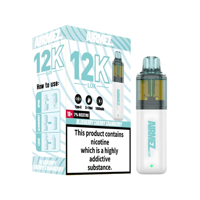 Airmez 12k Prefilled Vape Kit - Blueberry Cherry Cranberry