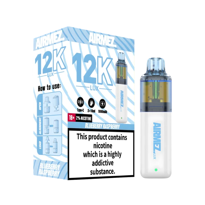 Airmez 12k Prefilled Vape Kit - Blueberry Raspberry