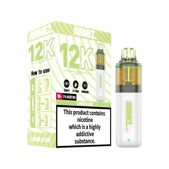 Airmez 12k Prefilled Vape Kit - Lemon Lime