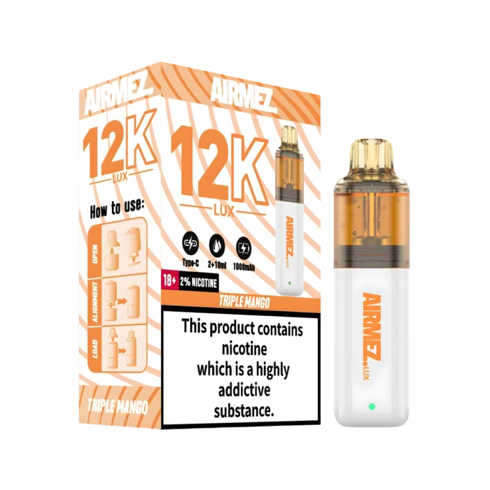 Airmez 12k Prefilled Vape Kit - Triple Mango