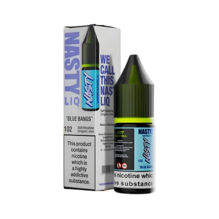 Blue Bangs Nic Salt E-Liquid by Nasty Liq