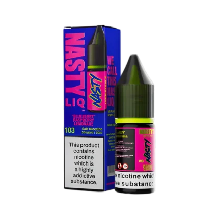 Blueberry Raspberry Lemonade Nic Salt E-Liquid by Nasty Liq