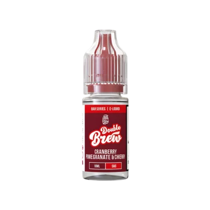 Cranberry Pomegranate Cherry Nic Salt E-Liquid by Double Brew 10ml