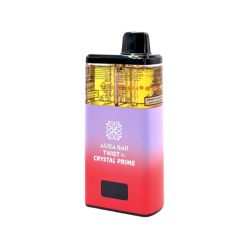 Crystal Prime Aura Bar Twist 40K Puffs Prefilled Vape Kit - 360 view 3