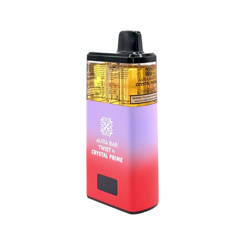 Crystal Prime Aura Bar Twist 40K Puffs Prefilled Vape Kit - 360 view 4