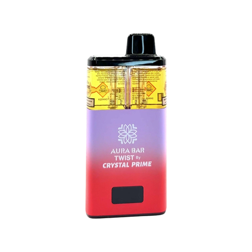 Crystal Prime Aura Bar Twist 40K Puffs Prefilled Vape Kit - 360 view 22