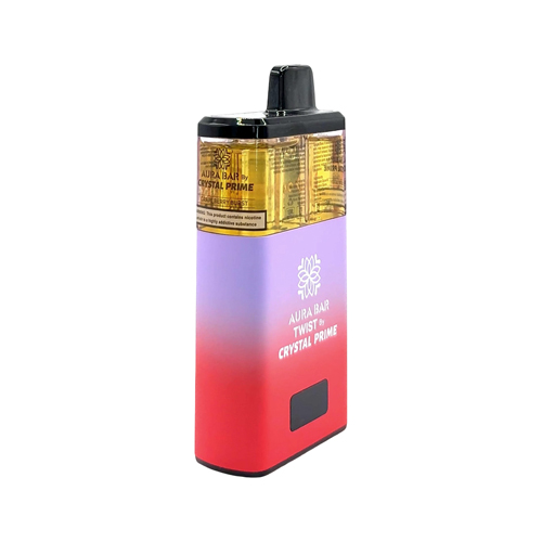 Crystal Prime Aura Bar Twist 40K Puffs Prefilled Vape Kit - 360 view 40