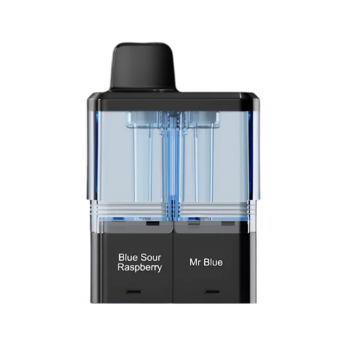 Crystal Prime Aura Bar Twist 40K Prefilled Pods - Blue Sour Raspberry - Mr Blue