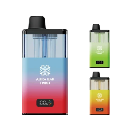 Crystal Prime Aura Bar Twist 40K Puffs Prefilled Vape Kit