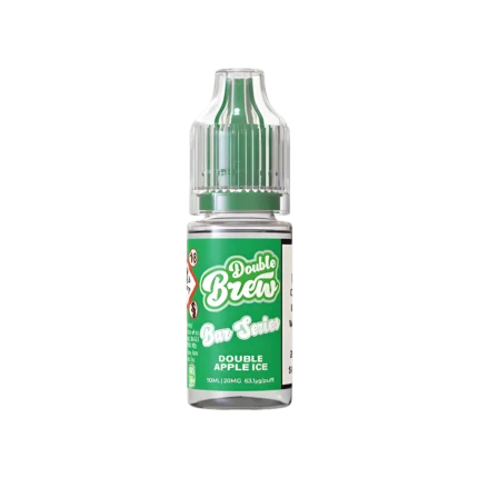Double Apple Ice Nic Salt E-Liquid by Double Brew 10ml