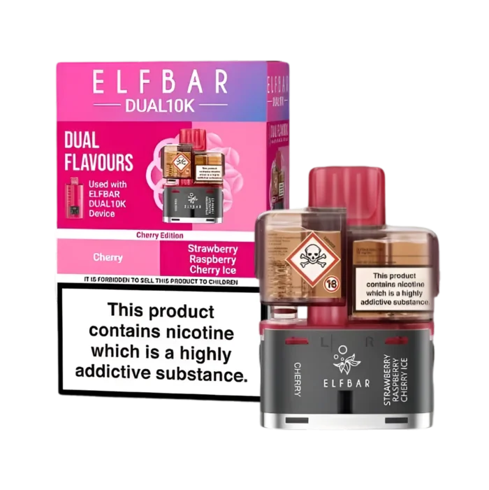 Elf Bar Dual 10K Prefilled Pods-Cherry Edition
