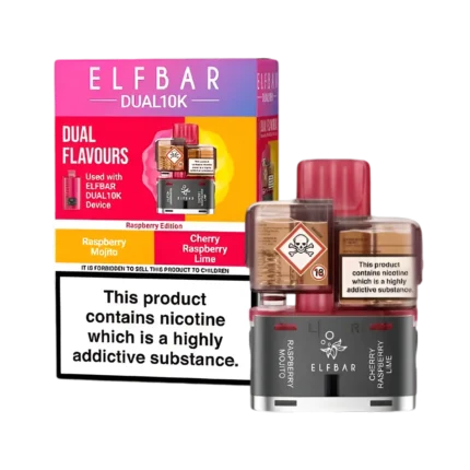 Elf Bar Dual 10K Prefilled Pods + Refill Containers