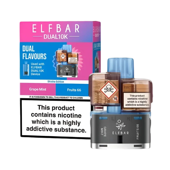 Elf Bar Dual 10K Prefilled Pods-Shisha Edition