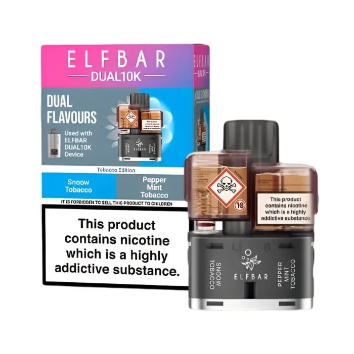 Elf Bar Dual 10K Prefilled Pods-Tobacco Edition