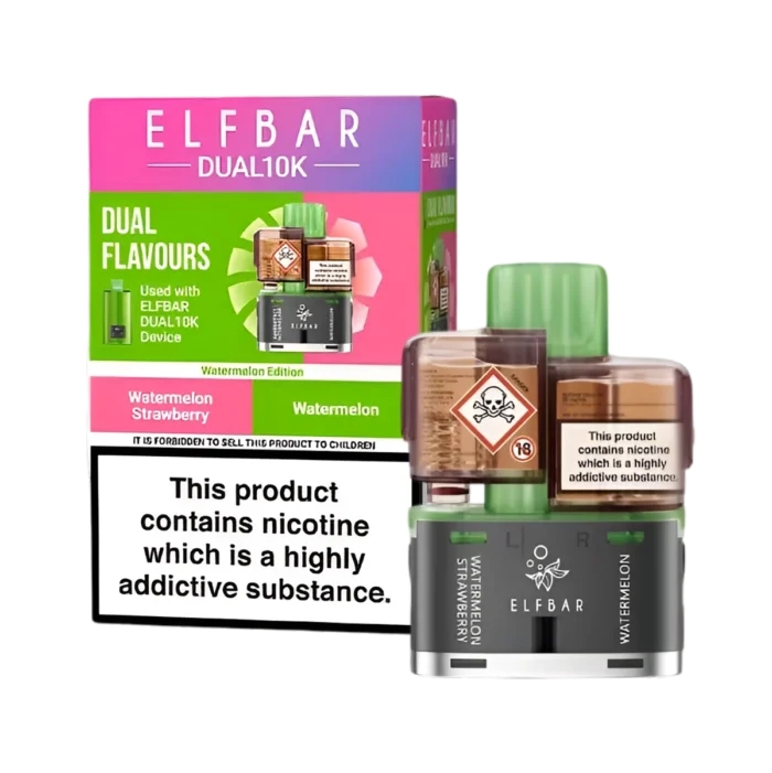 Elf Bar Dual 10K Prefilled Pods-Watermelon Edition