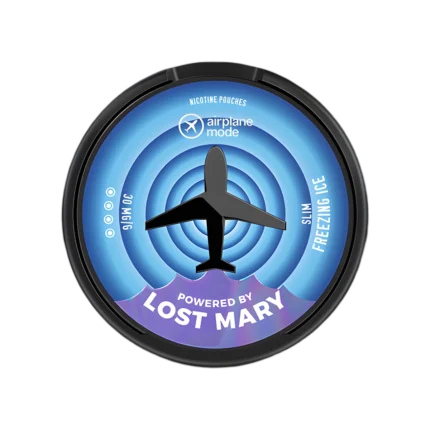 Freezing Ice Airplane Mode Nicotine Pouches by Lost Mary