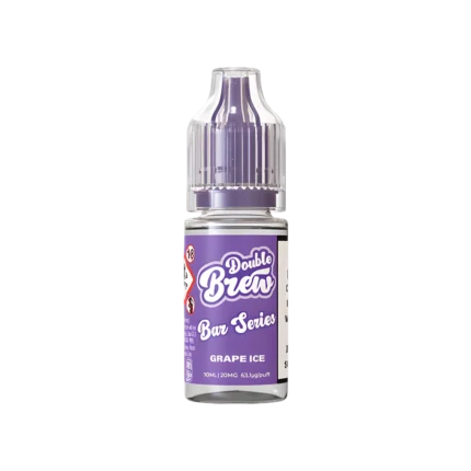 Grape Ice Nic Salt E-Liquid by Double Brew 10ml