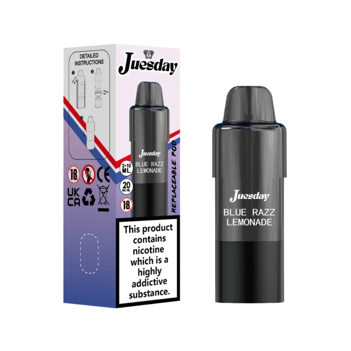 Juesday 15000 Prefilled Pods - Blue Razz Lemonade
