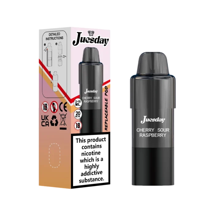 Juesday 15000 Prefilled Pods-Cherry Sour Raspberry