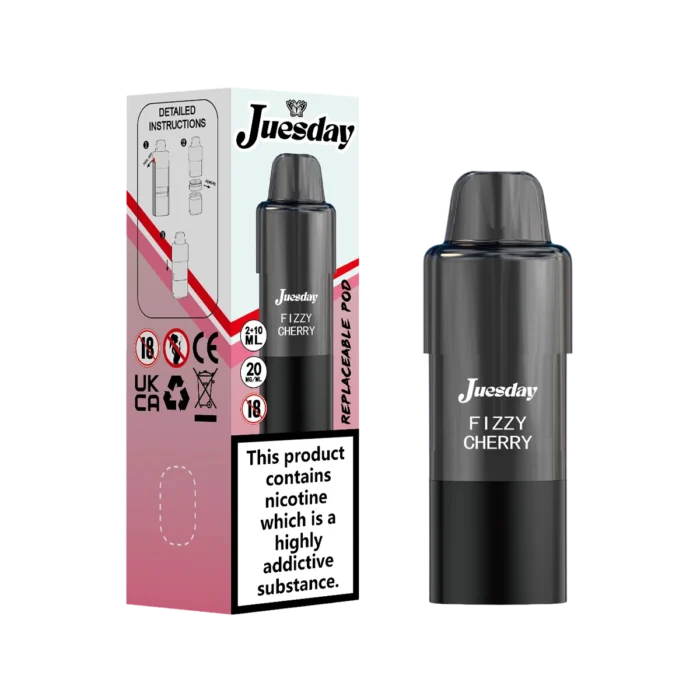 Juesday 15000 Prefilled Pods-Fizzy Cherry