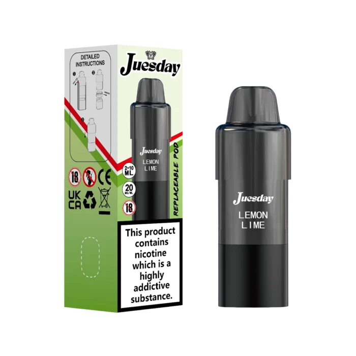 Juesday 15000 Prefilled Pods-Lemon Lime