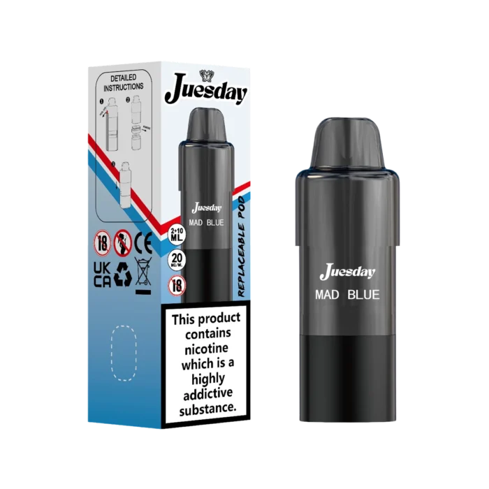 Juesday 15000 Prefilled Pods - Mad Blue
