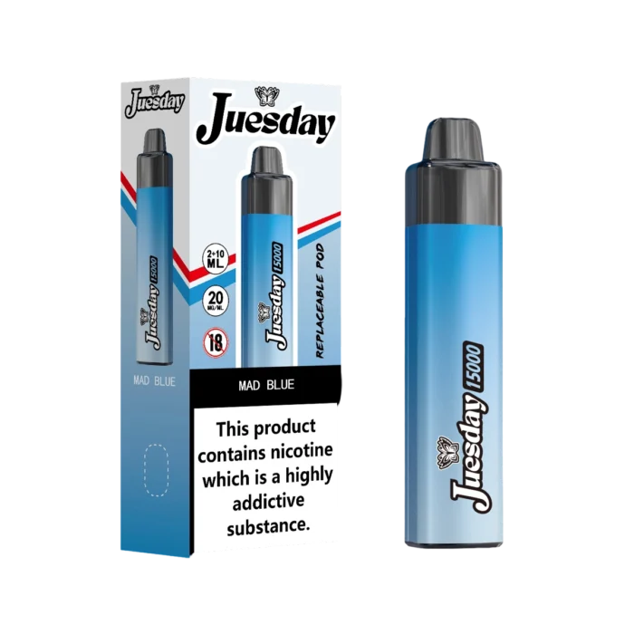 Juesday 15000 Puffs Prefilled Vape Kit- Mad Blue