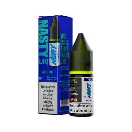 Menthol Nic Salt E-Liquid by Nasty Liq
