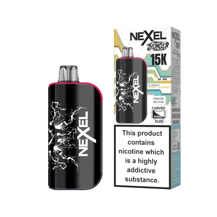 Nexel Thunder 15K Prefilled Pod Kit - Bluberry Cherry Cranberry-2