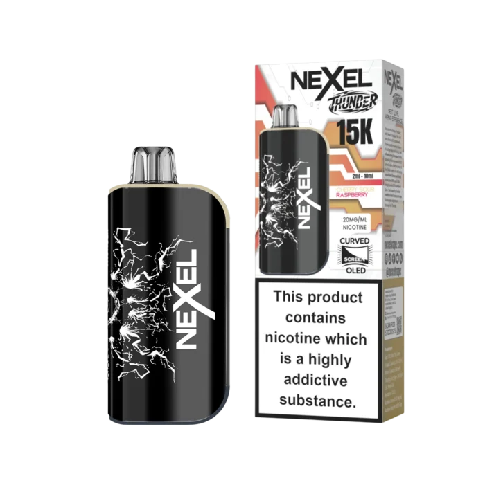Nexel Thunder 15K Prefilled Pod Kit - Cherry Sour Raspberry-2