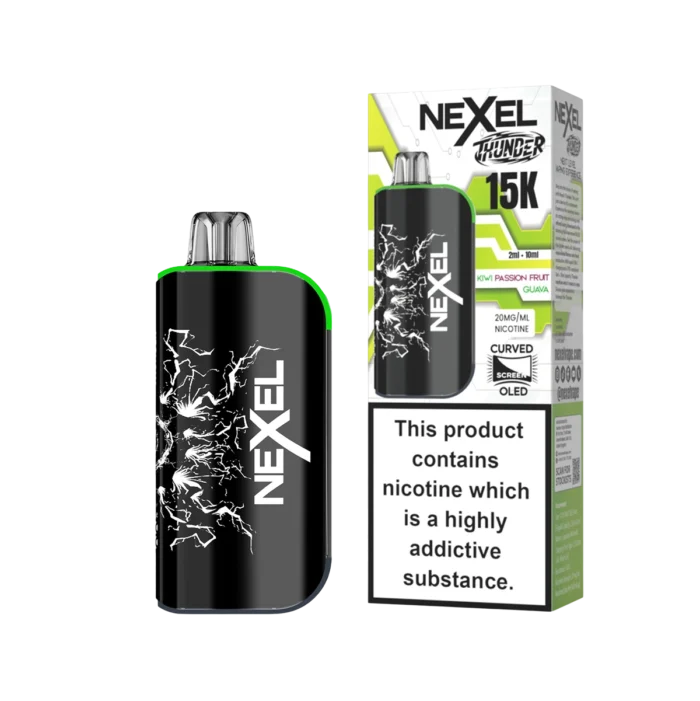Nexel Thunder 15K Prefilled Pod Kit -Kiwi Passionfruit Guava-2