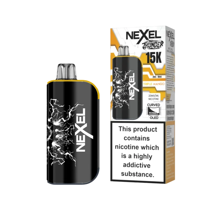 Nexel Thunder 15K Prefilled Pod Kit -Triple Mango-2