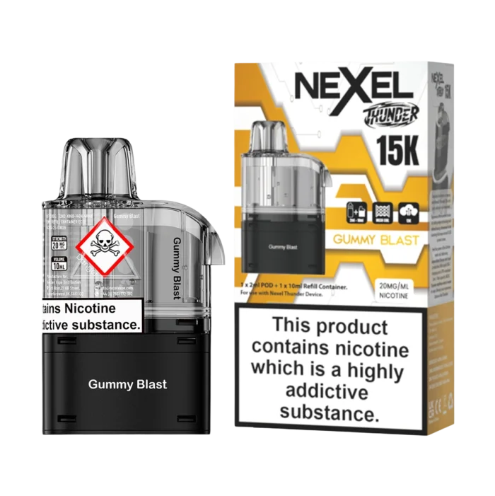 Nexel Thunder 15K Prefilled Pods - Gummy Blast -2