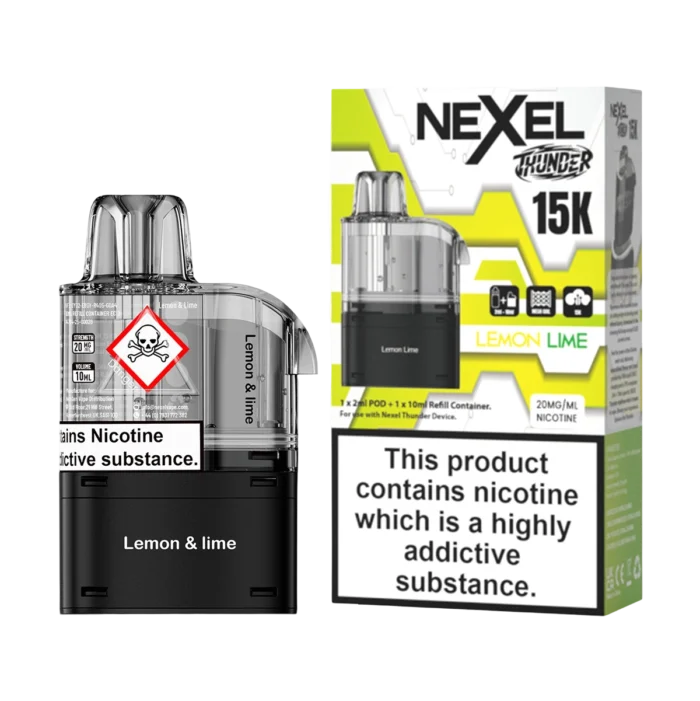 Nexel Thunder 15K Prefilled Pods - Lemon Lime -2