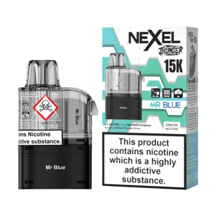 Nexel Thunder 15K Prefilled Pods + Refill Containers