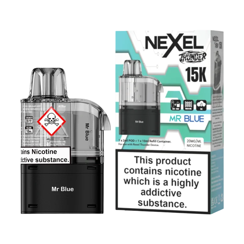 Nexel Thunder 15K Prefilled Pods - Mr Blue-2