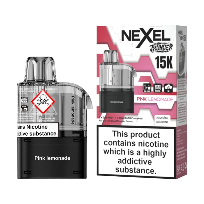 Nexel Thunder 15K Prefilled Pods - Pink Lemonade-2