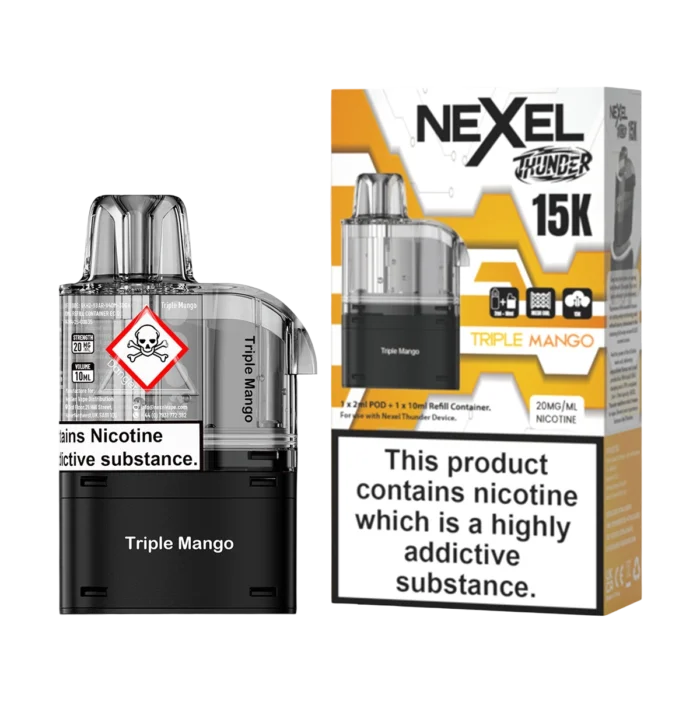 Nexel Thunder 15K Prefilled Pods - Triple Mango-2