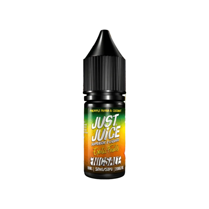 Pineapple Papaya and Coconut Exotic Fruits Just Juice Nic Salt E-Liquid