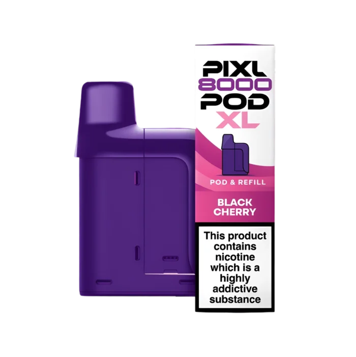 Pixl 8000 Prefilled Refill Pods Black Cherry