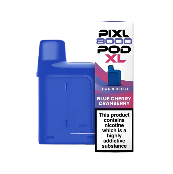 Pixl 8000 Prefilled Refill Pods Blue Cherry Cranberry