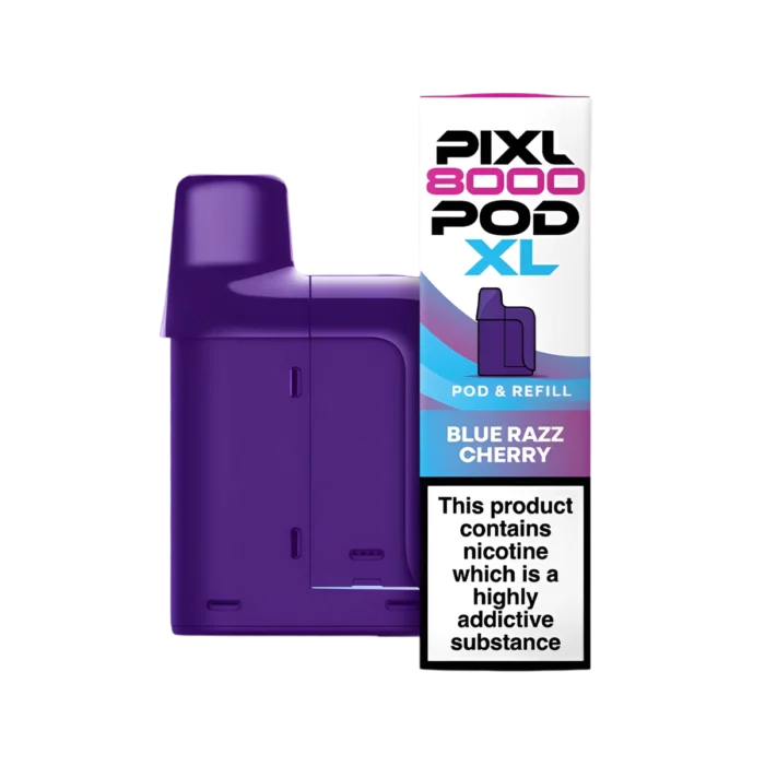Pixl 8000 Prefilled Refill Pods Blue Razz Cherry