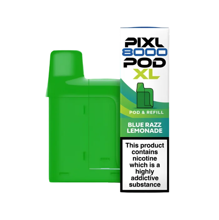 Pixl 8000 Prefilled Refill Pods Blue Razz Lemonade